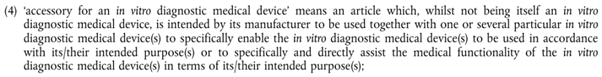IVDR Article 2 Definition