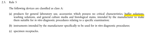 IVDR Annex VIII Rule 5